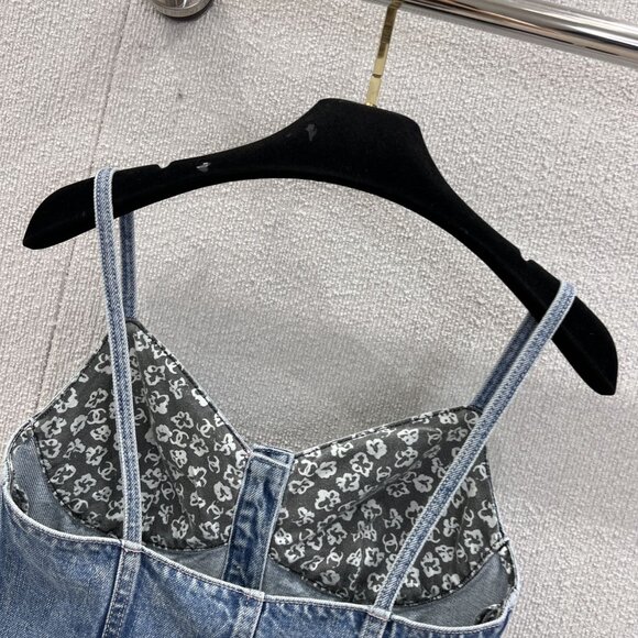 Chanel denim camisole top - Picture 5 of 7